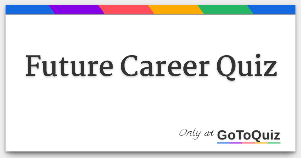 career quiz