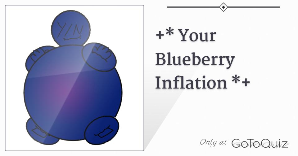 Your Blueberry Inflation Your Blueberry Inflation