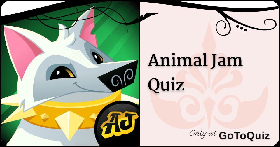 Animal jam quiz love match