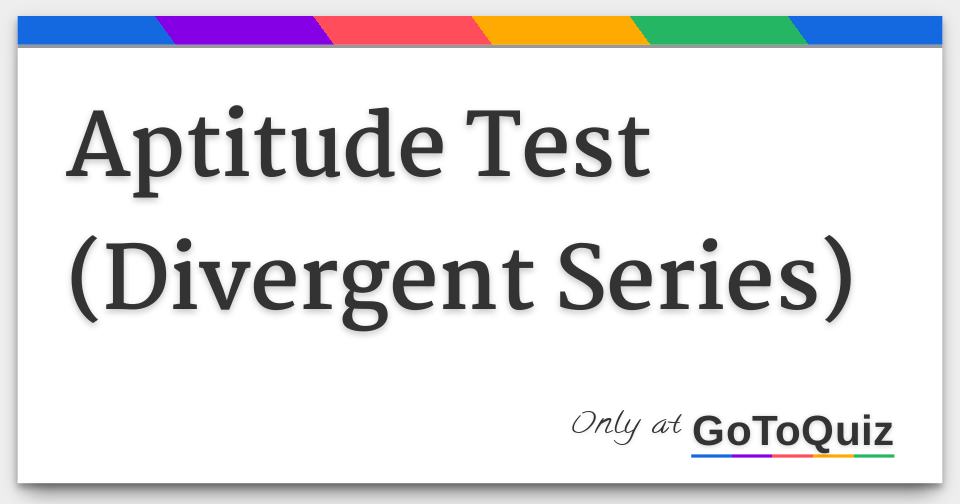 aptitude-test-divergent-series