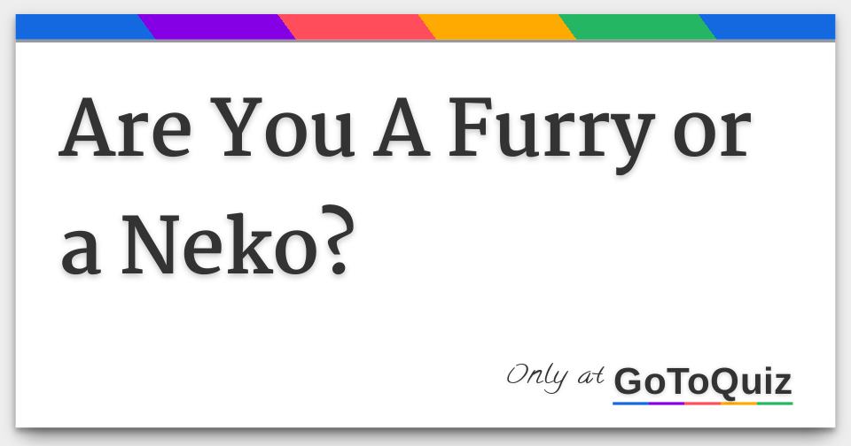 Is it Furry or Neko? - OATUU