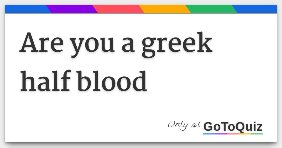 Are You A Half Blood? - ProProfs Quiz
