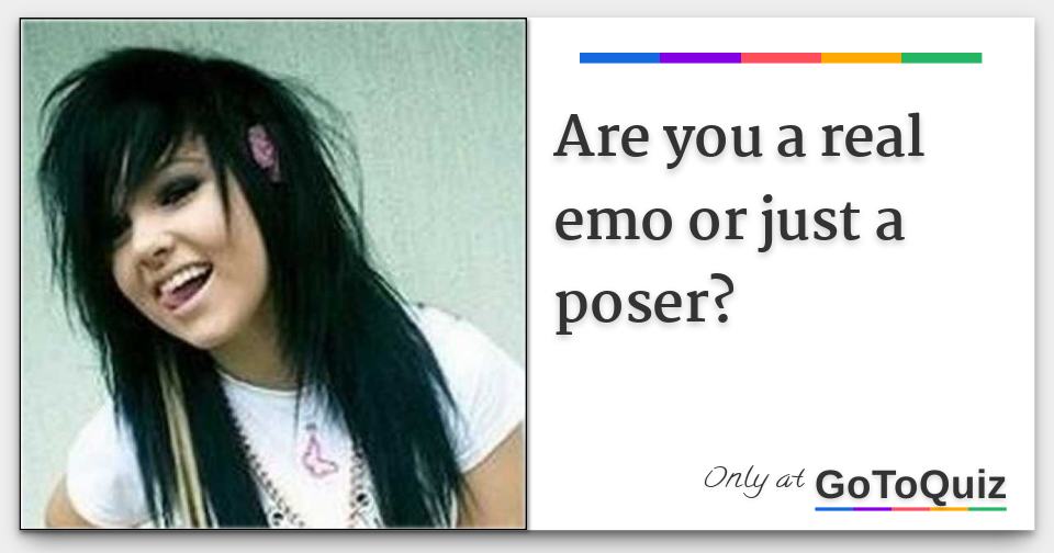 Real emo only consists of