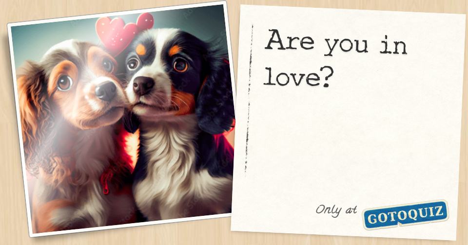 Are you in love?