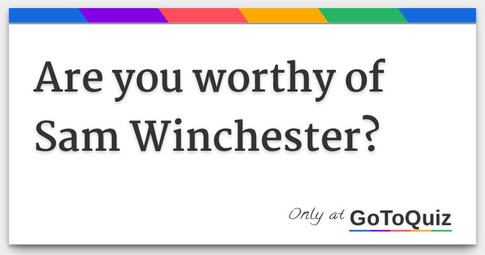 Sam Winchester Fake Id