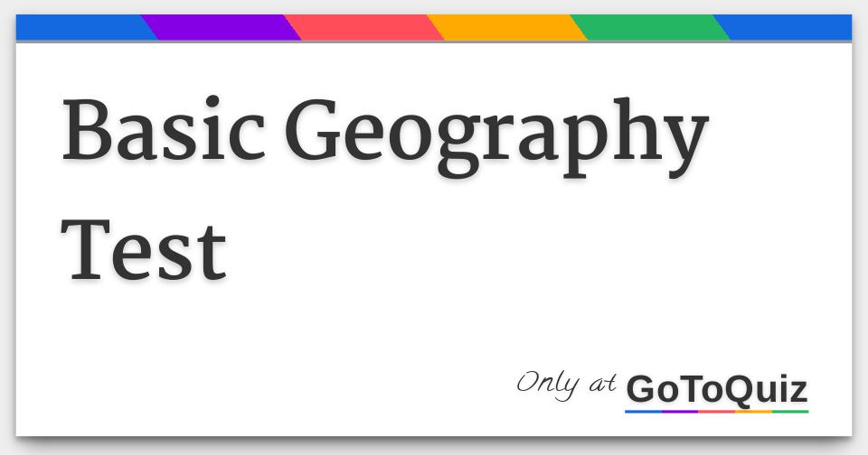 simple geography tests simple geography tests