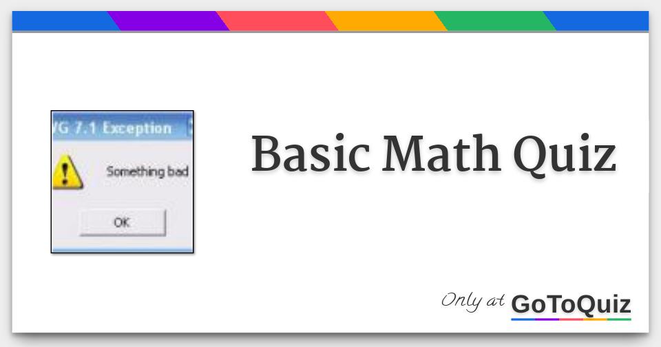 easy math quiz easy math quiz