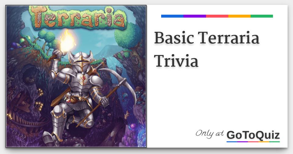 Quiz for Terraria Wiki by issam el hab