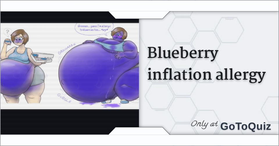 Blueberry inflation allergy