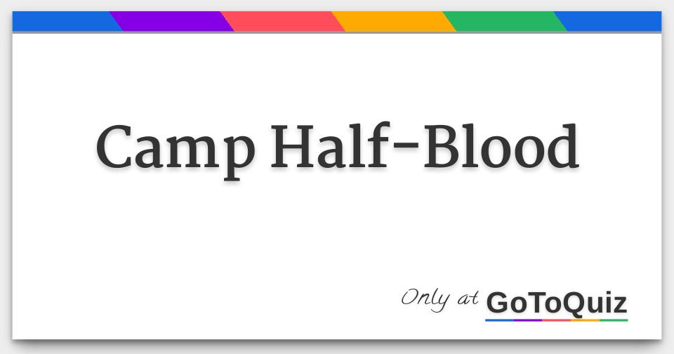Camp HalfBlood