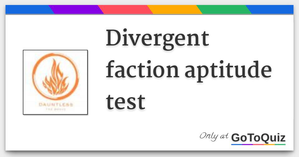 divergent-faction-aptitude-test