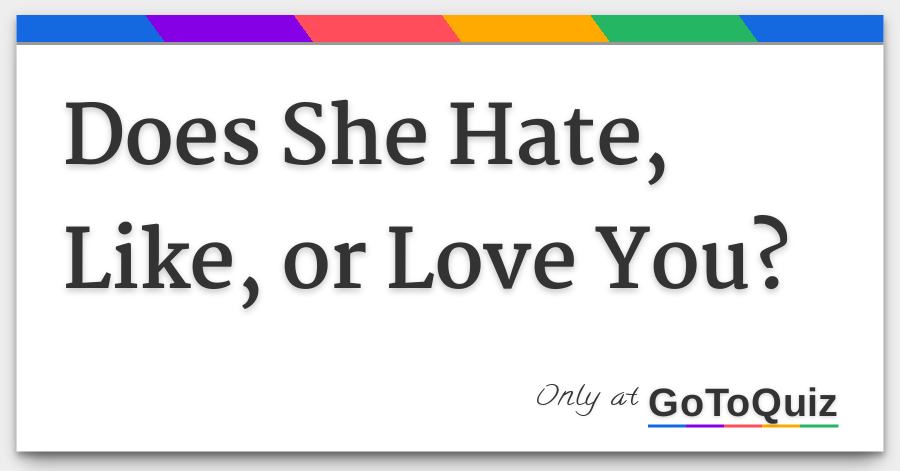 Do i hate my girlfriend quiz