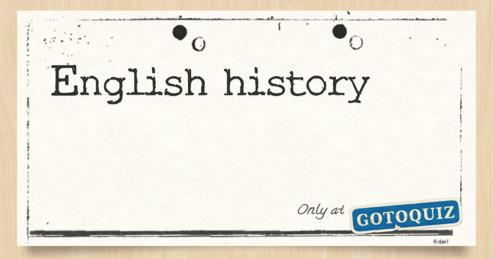 English history