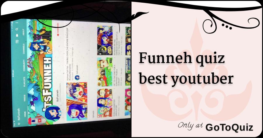 Funneh Quiz Best Youtuber