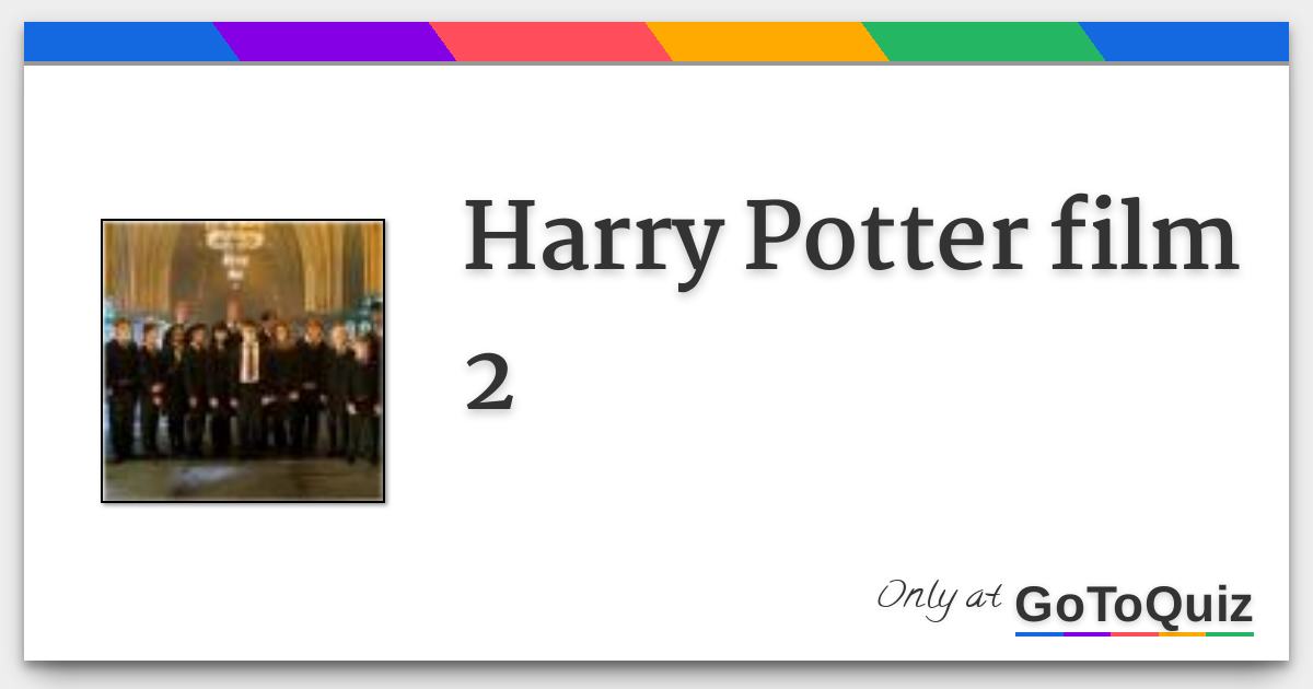 Harry Potter film 2
