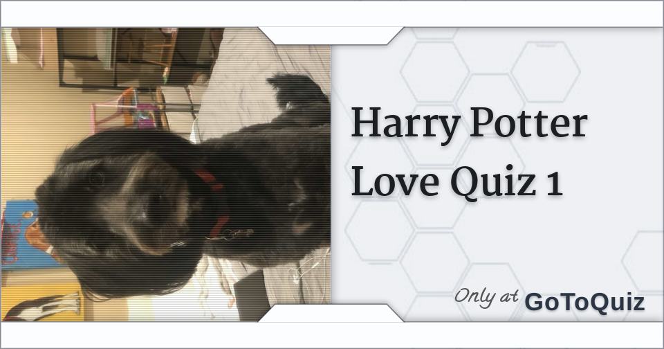 Harry Potter Love Quiz 1