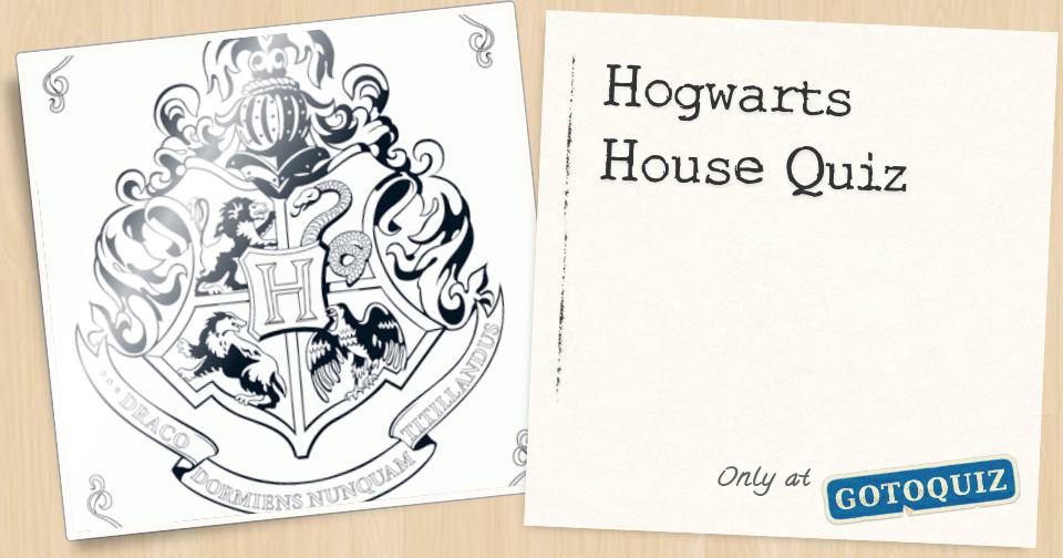 Hogwarts House Quiz
