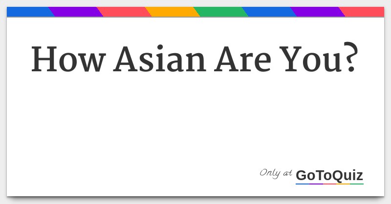 how asian are you Bias strips quilt