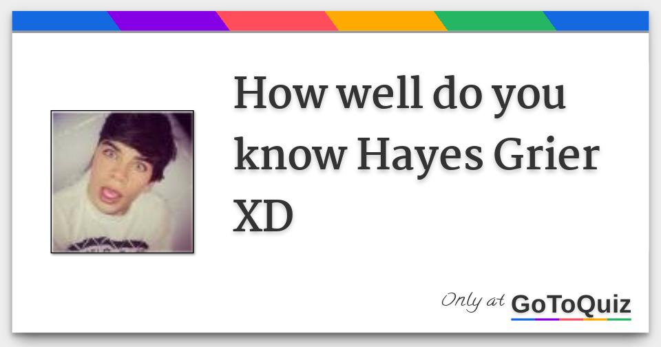 Hayes grier only fans
