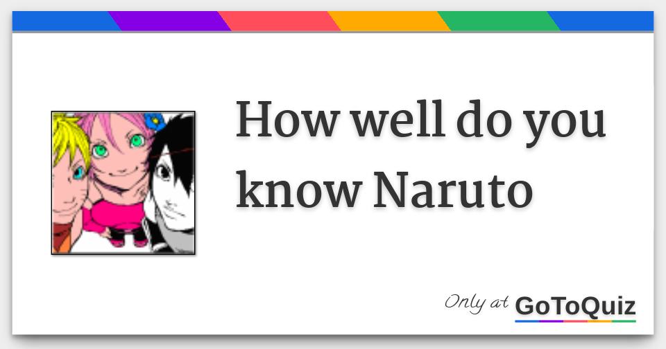 how-well-do-you-know-naruto