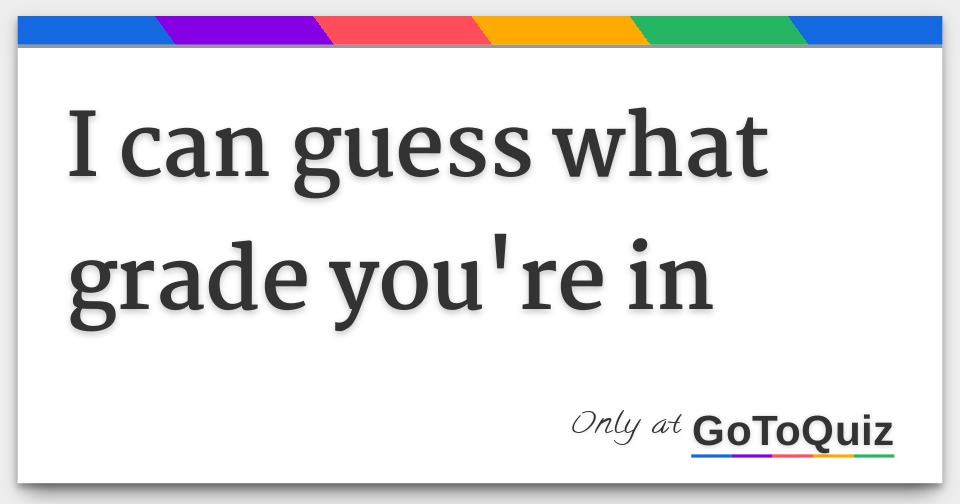 What Grade Are You In When You're 8 Years Old