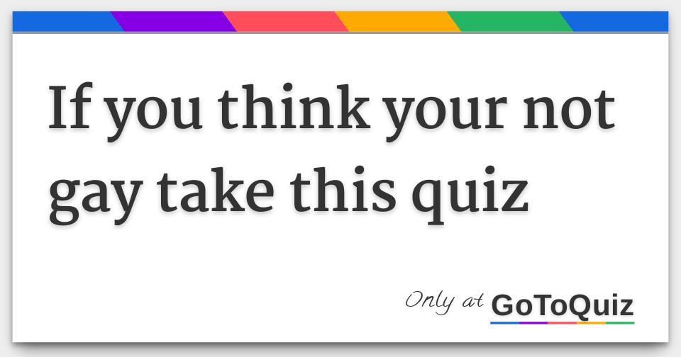 Gay men in military fuck Take a gay quiz