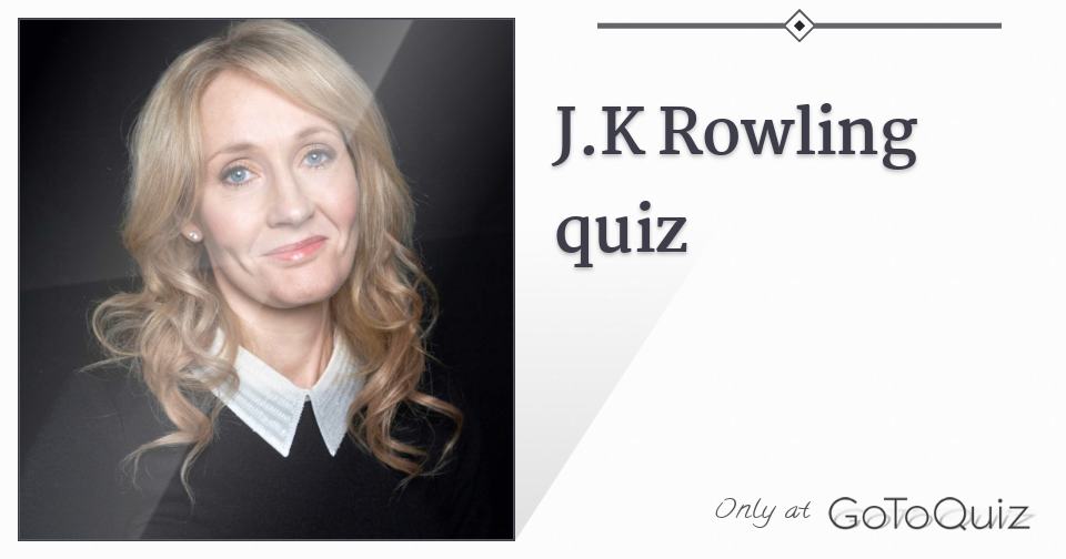 J K ROWLING QUIZZES AND TRIVIA visual data 5