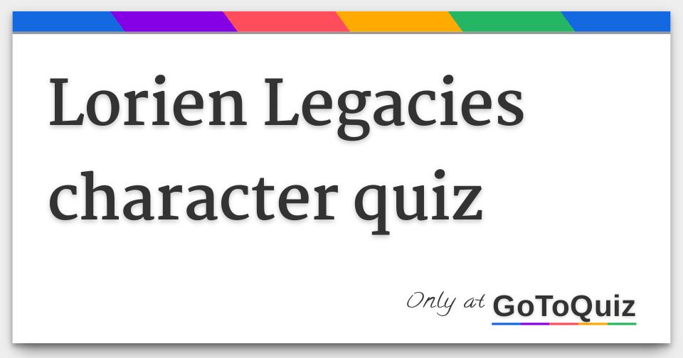 Quiz de Legacies