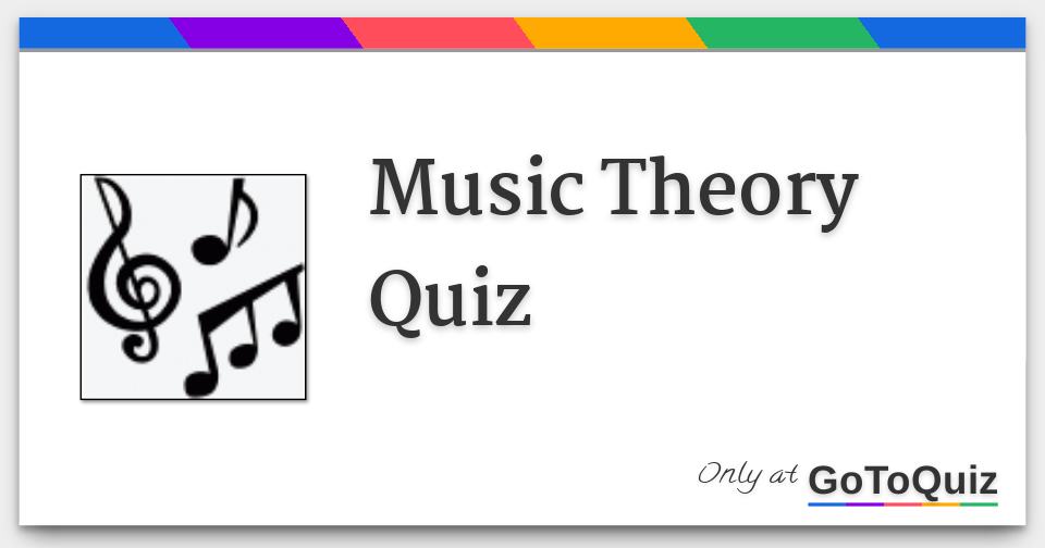 Music Theory Quiz