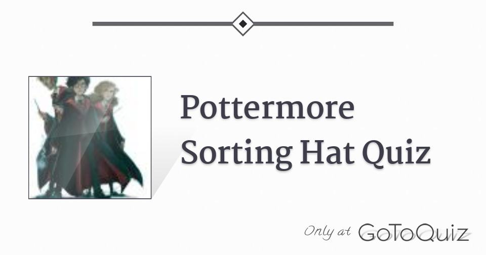 Gotoquiz pottermore best sale