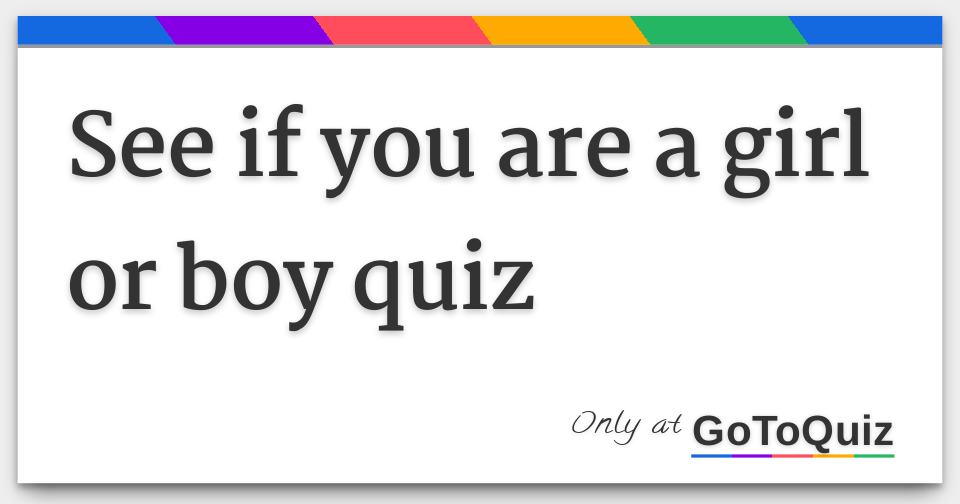 see if you are