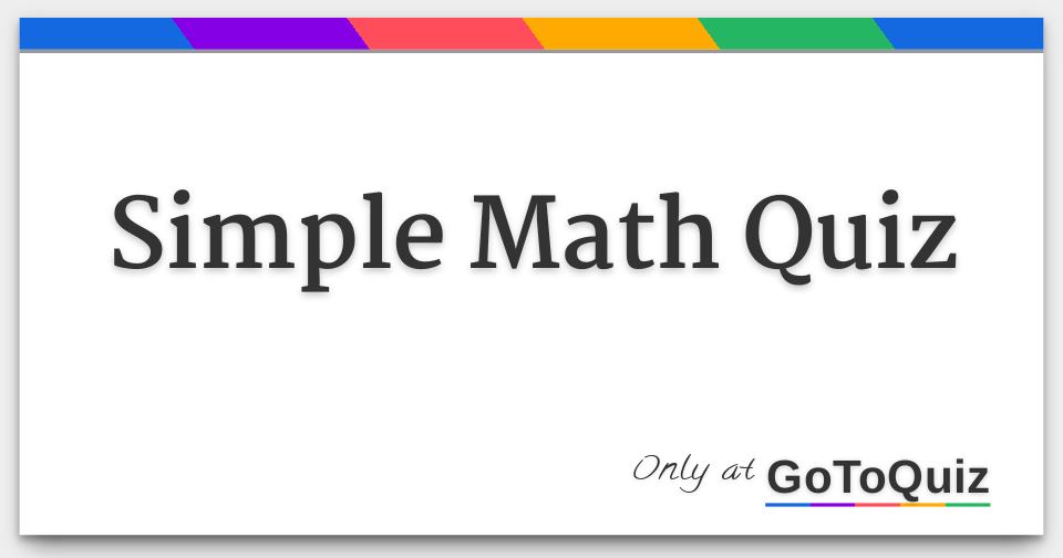 create simple math quiz with excel create simple math quiz with excel