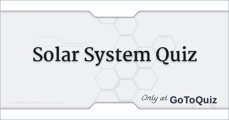 Solar System Quiz