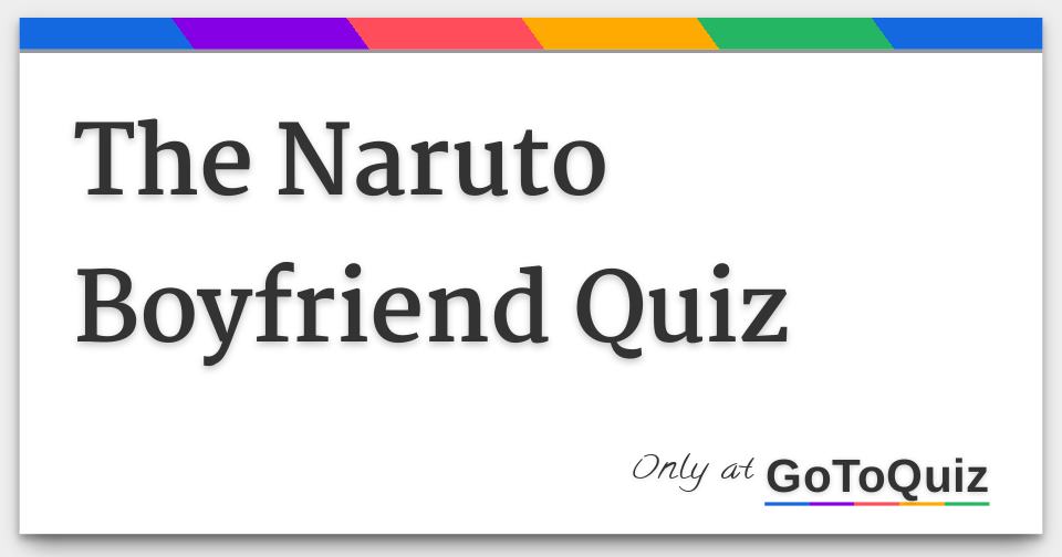 Girls naruto quizzes only for The Hardest