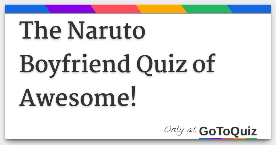 Quiz naruto bf