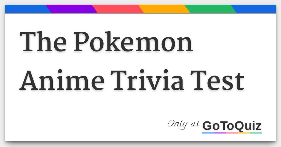Anime Trivia Questions And Answers