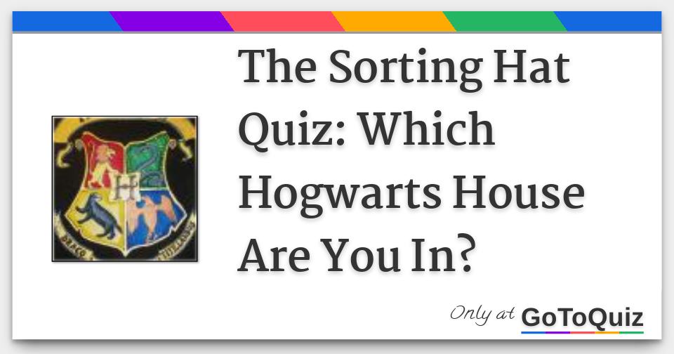 heywise harry potter house quiz