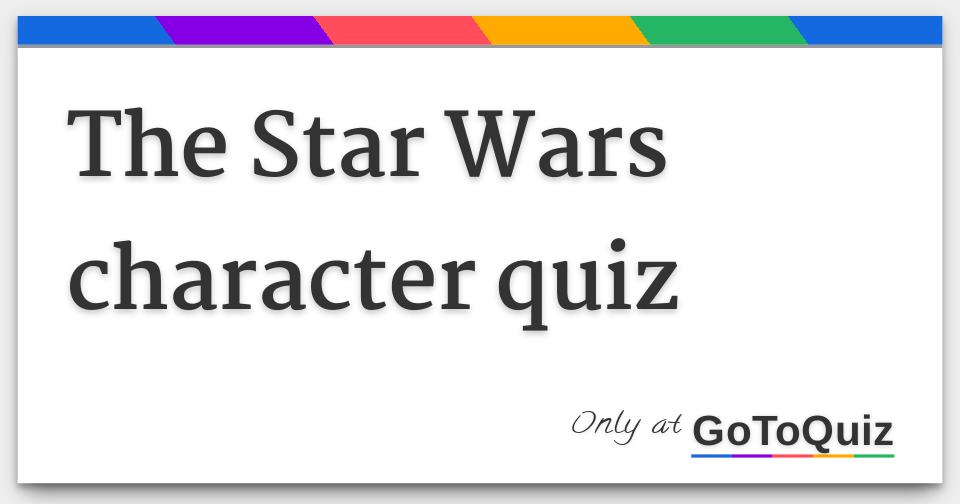 STAR WARS QUIZ visual data 5