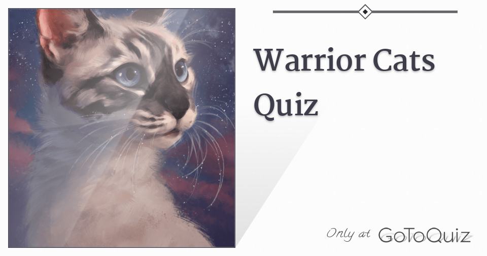 Warrior Cats Quiz