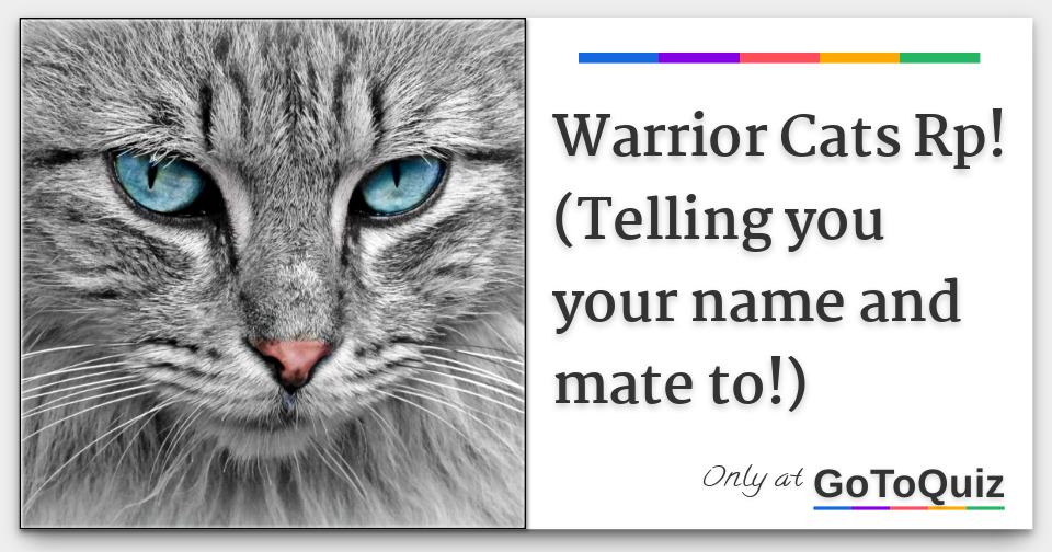 Who Is You Warrior Cat Mate? For She-cats - ProProfs Quiz