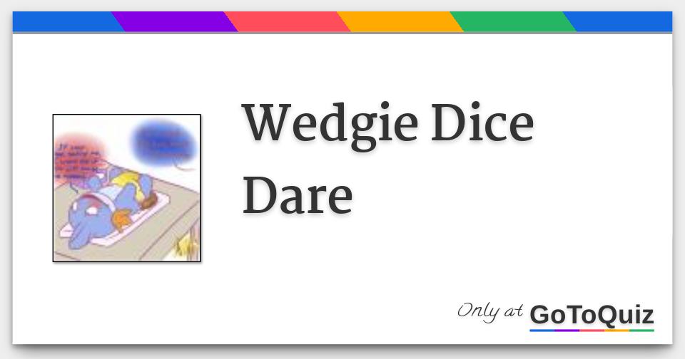 Wedgie Dare Stories
