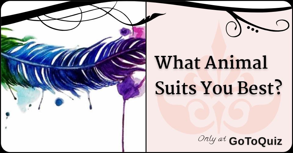 What Animal Suits You Best?