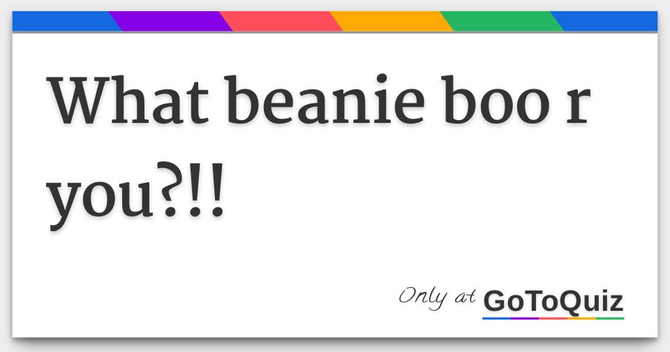 What Beanie Boo R You what-beanie-boo-r-you