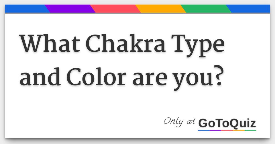 Naruto Chakra Nature Test