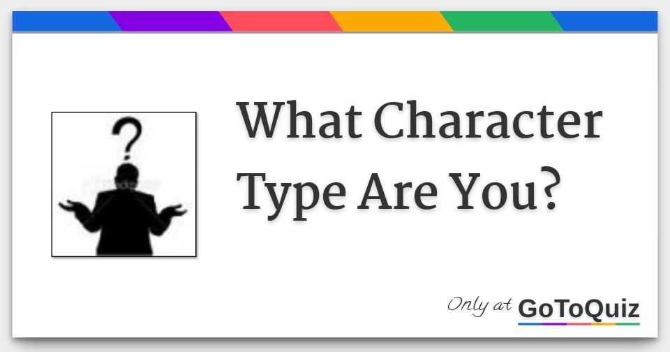 What Stock Character Type Are You Find Out