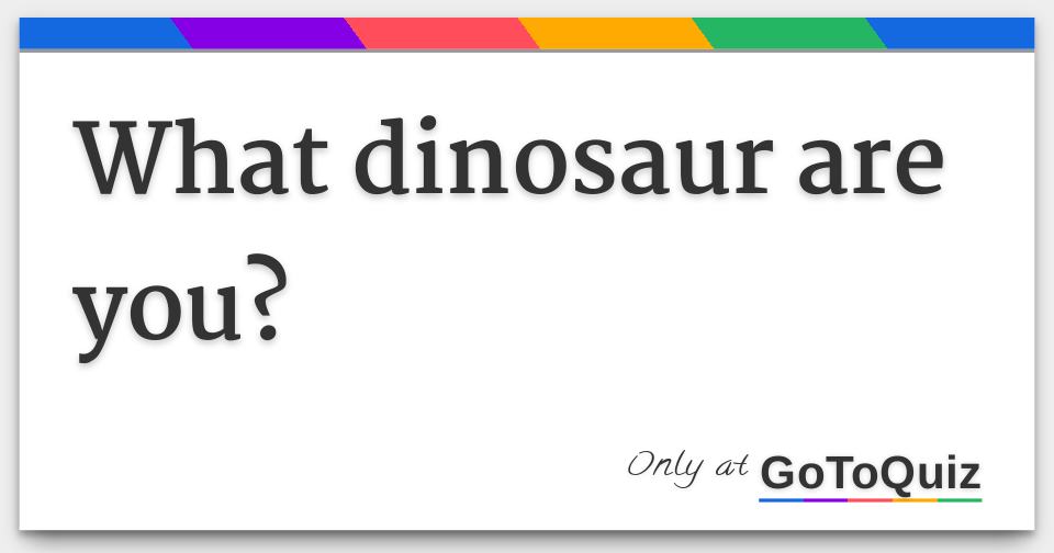 what was the 1st dinosaur