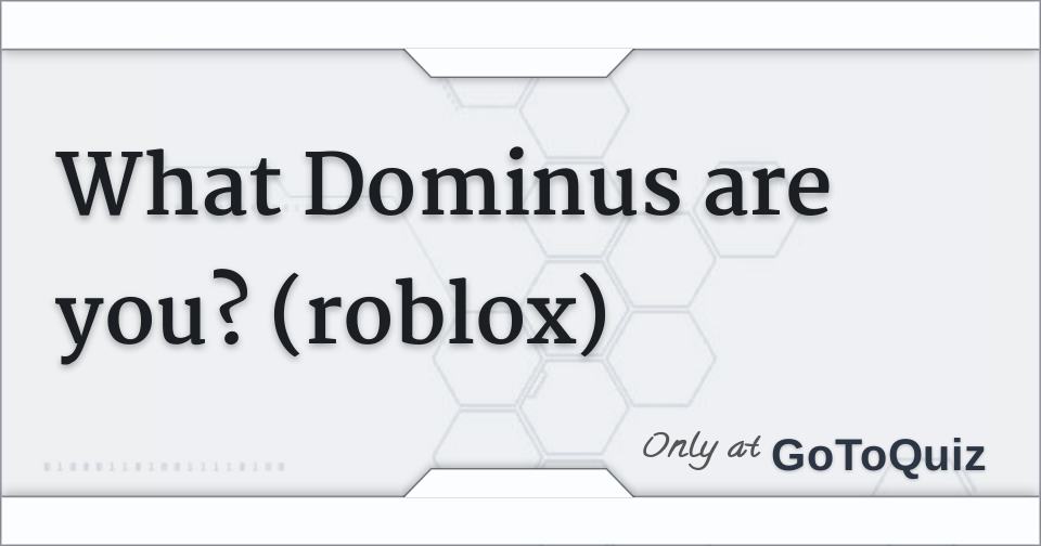 What Dominus Are You Roblox - smart simulator roblox