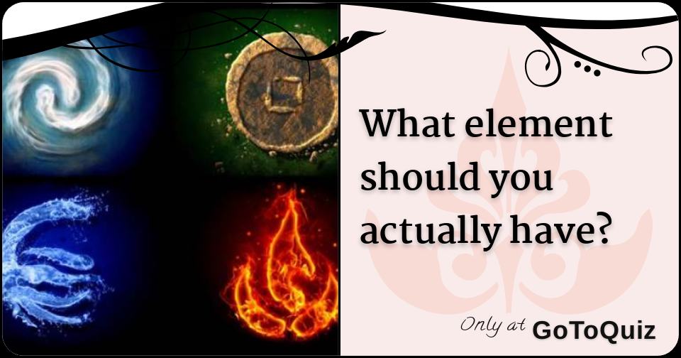 What element should you actually have?