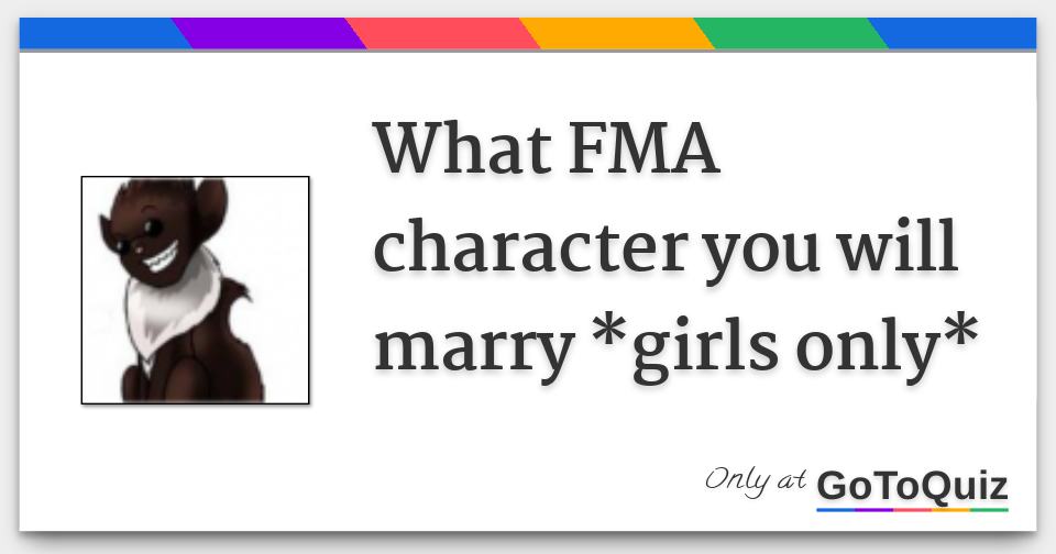 Fullmetal Alchemist dating quiz