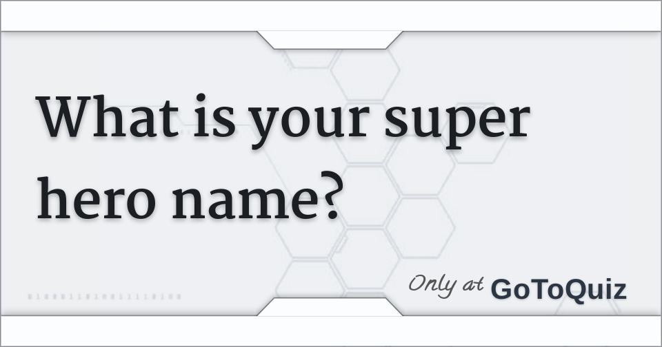 Find out your superhero name and unlock your power. What'd you get,  besties? 🦸‍♀️